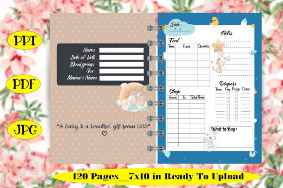 Baby Logbook for Tracking Feeding, Sleep, and Diapers