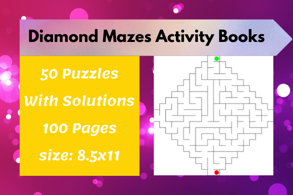 Boost Your Amazon KDP Business with KDP Interior Diamond Mazes Puzzle