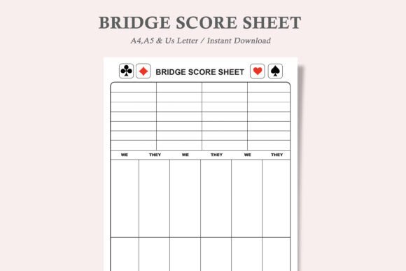Bridge Score Sheet and Bridge Score Pad: Essential Tools for Card Game Enthusiasts