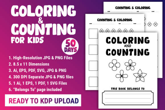 Counting and Coloring Number for Kids: A Comprehensive Activity Book