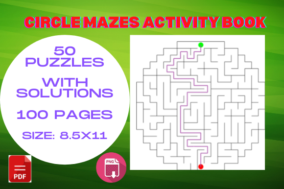 Discover the Joy of Circle Maze Puzzle Book with Solutions