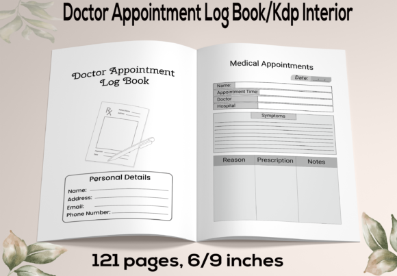 Doctor Appointment Log Book for KDP