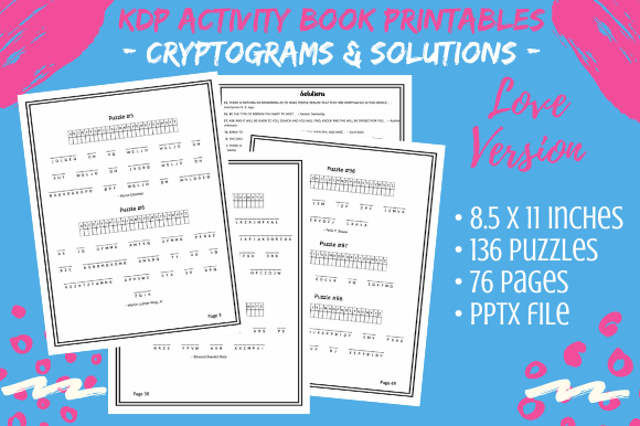 Exploring 136 Love Quote Cryptograms for Valentine's Day: A Creative and Engaging Activity Book