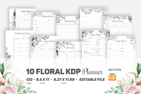Floral KDP Interior Planners for 2022