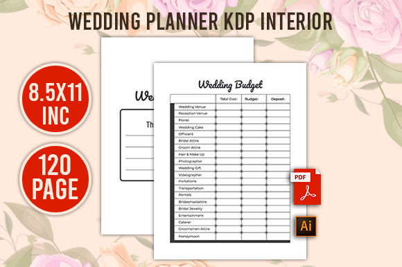 High-Quality Wedding Planner KDP Interior: A Game-Changer for Self-Publishers
