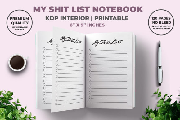 My Shit List Notebook KDP Interior: A Versatile Tool for Modern Creativity and Productivity