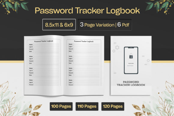Password Tracker Logbook Interior: A Comprehensive Guide to Secure and Organized Password Management