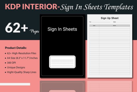 Sign in Sheets Template - KDP Interior