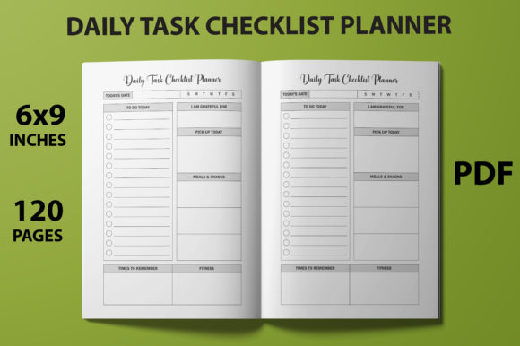 Streamline Your Daily Tasks with a Daily Task Checklist Planner
