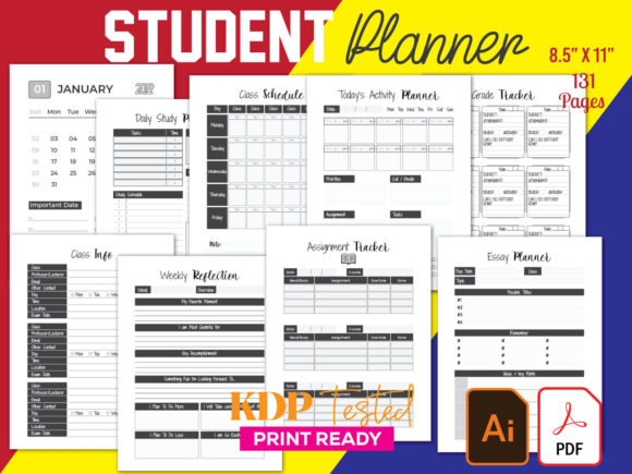 Student Academic Year Planner 2022-2023: A Comprehensive Guide to Success
