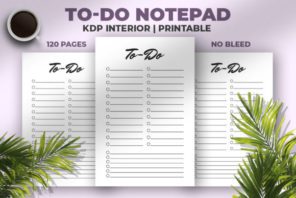 To-Do Notepad KDP Interior: A Versatile Design Asset