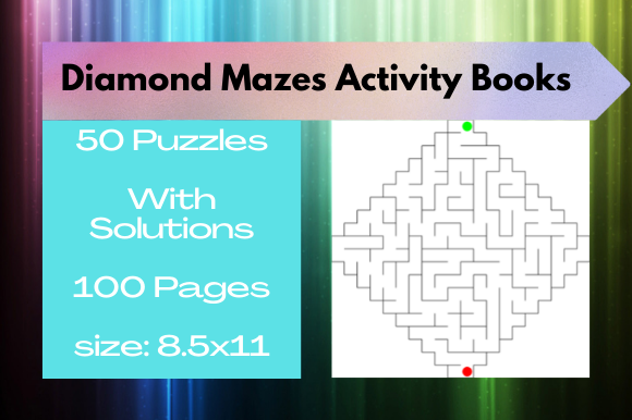 Unlock Creativity and Engagement with Diamond Maze Puzzles Book with Solutions