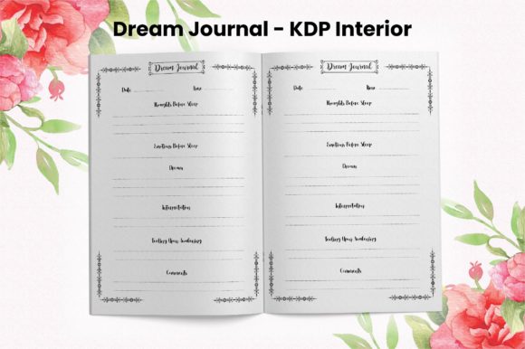 Unlock Your Creativity with Dream Journal KDP Interio: A Comprehensive Guide