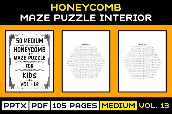 Unlocking Creativity and Engagement with 50 Medium Kids Maze Puzzle Interior V-13