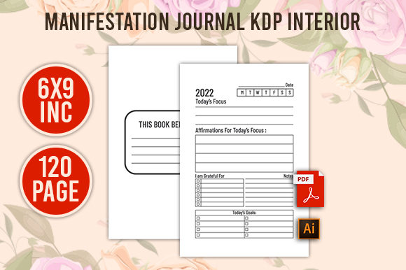 Unlocking Creativity and Productivity with the Manifestation Journal KDP Interior
