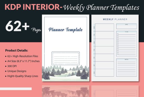Weekly Planner Templates - KDP Interior: A Comprehensive Guide for Your Productivity