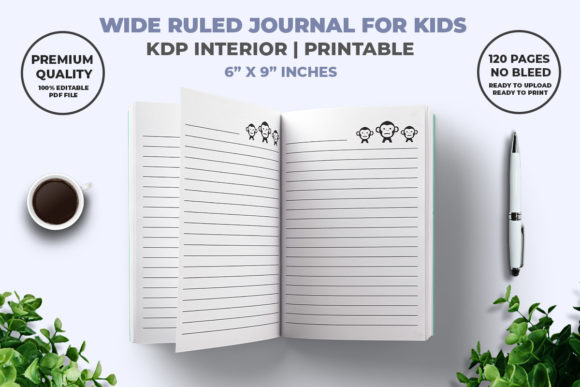 Wide Ruled Journal for Kids KDP Interior: A Versatile Tool for Your Publishing Business