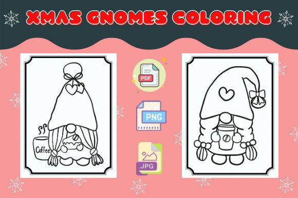 Xmas Gnomes Coloring Pages: A Creative and Engaging Holiday Activity