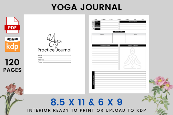 Yoga Practice Journal for KDP Creators
